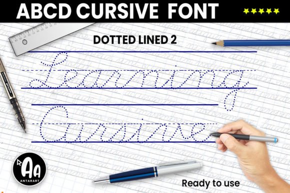 Abcd Cursive Dotted Lined2: A Designer's Secret for Authentic Handwriting