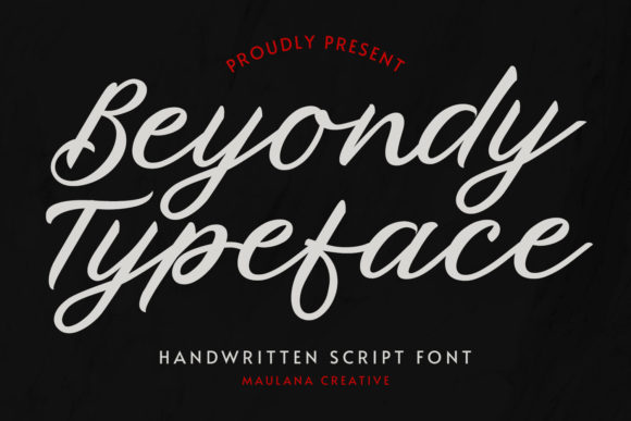 Beyondy: A Handwritten Font with Modern Confidence