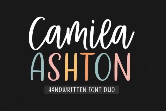 Camila Ashton: A Font Duo for Elegant Branding and Design