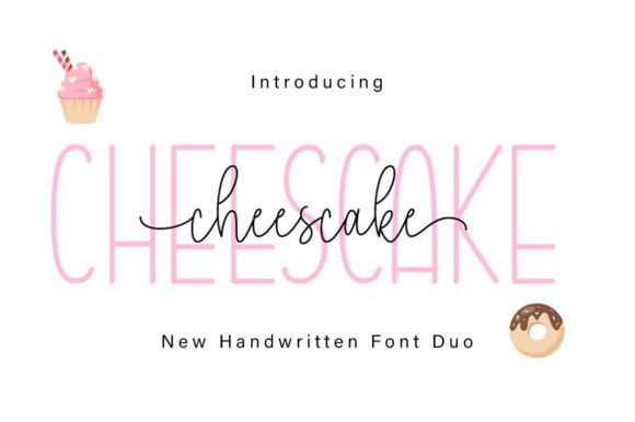 Cheescake Duo: A Font Pairing for Effortless Elegance