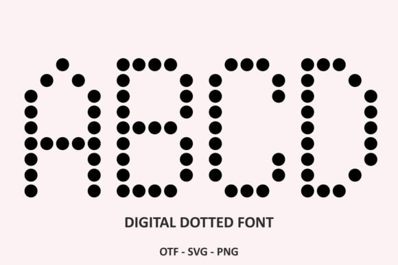 Digital Dotted: The Retro-Modern Font for Engaging Visuals