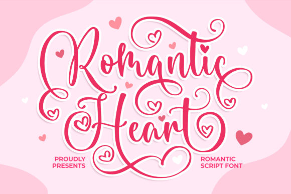 Discover the Romantic Heart Handwritten Font for Your Designs