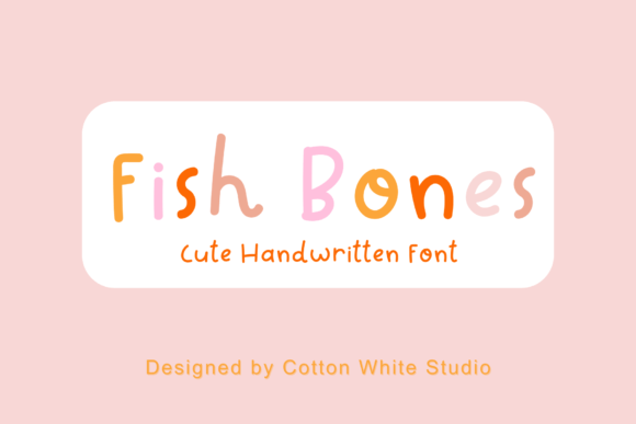 Fish Bones: A Handwritten Font for Authentic Branding