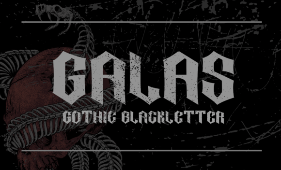 Galas: The Gothic Typeface for Bold, Edgy Branding