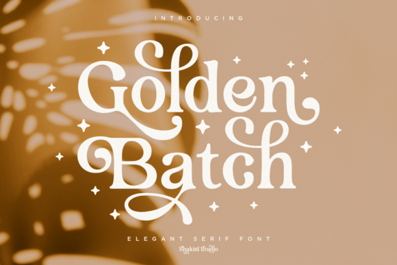 Golden Batch: The Serif Font That Brings Timeless Elegance to Modern Design