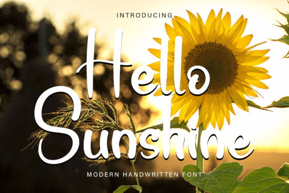 Hello Sunshine: The Font That Brings a Smile to Your Designs