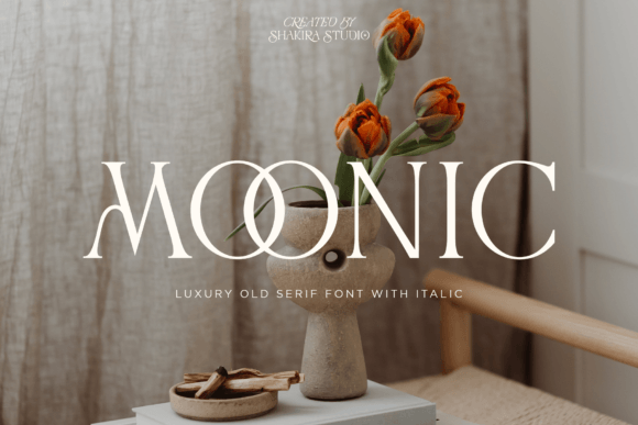 Moonic: Crafting Timeless Luxury with Serif Elegance