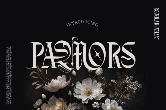 Pamors Typeface: Bold Blackletter for Modern Design
