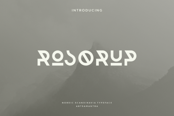Rosorup: The Tribal Typeface with Viking Spirit