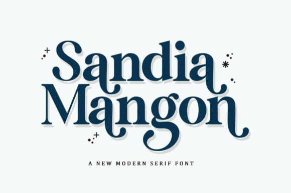 Sandia Mangon: The Serif Font Balancing Cool Sophistication