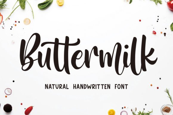 The Buttermilk Font: Crafting Warmth and Whimsy