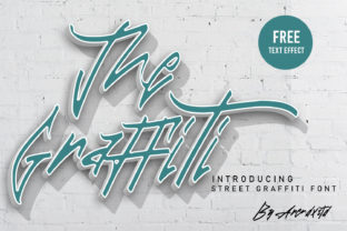 The Graffiti: A Brush Font with Real Personality
